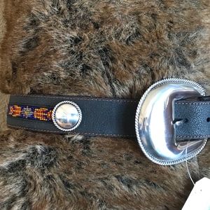 Pendleton/Tony Lama Navajo Silver Belt Size 30 NWT
